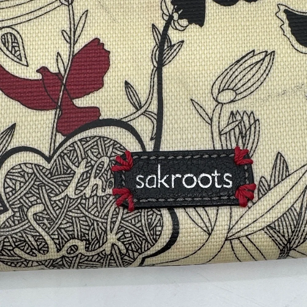 UEC Sakroots full zipper Colorful Bird Print Wallet